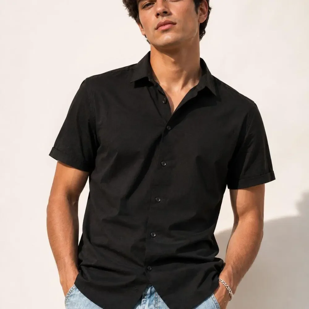 Classic black banana republic short sleeve
